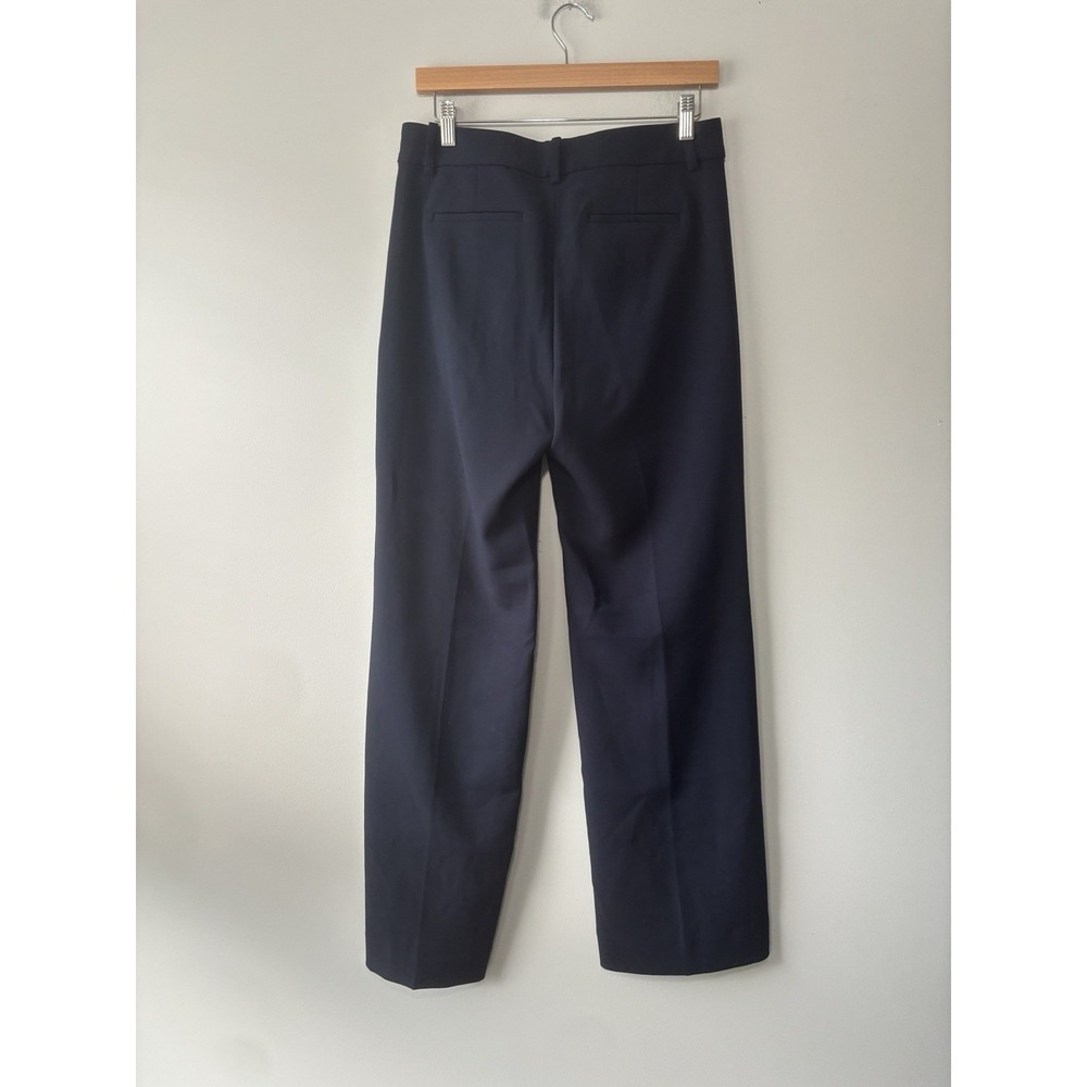 J.Crew Natalia Pant in Four-Season Stretch Size 8 Navy Dress High Rise Trouser - Picture 4 of 8